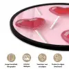 Lollies - Hartjes - Roze Fotolijst rond zonder passe partout klein -closeup_NL