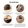 Kustlijn bij Winterzon Inductie beschermer vinyl 3mm klein -zzzzzzz-td-werking