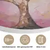 Boom - Roze - Goud - Modern Akoestische PET Vilt - Rond klein -closeup_NL