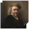 Zelfportret - Schilderij van Rembrandt van Rijn Inductie beschermer vinyl 3mm middel -3d