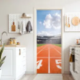 Sintelbaan - Stadion - Sport -Oranje deurposter klein -sfeer5