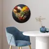 Specerijen - Mix - Hartvorm - Zwart Fotolijst rond zonder passe partout klein -sfeer2