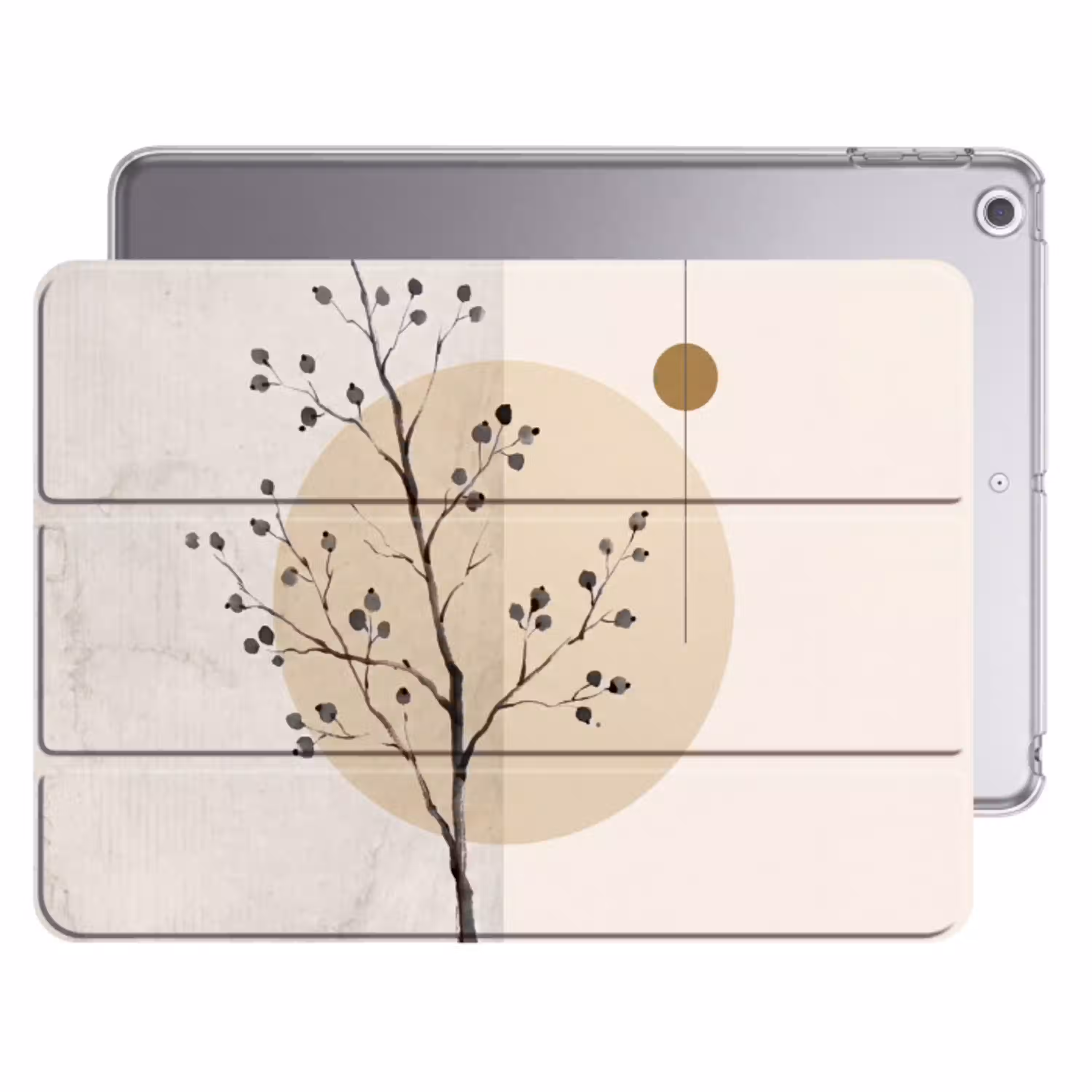 Plant - Abstract - Beige Apple iPad 2017 middel -threedimensional_3d_global