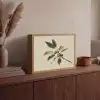 Tak - Groene Bladeren - Vruchten Light Box met batterij (Wandlamp) middel -sfeer2