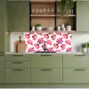 Bloemen - Roze - Patroon keuken achterwand 2 middel 871 -sfeer3