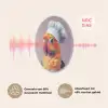 Papegaai - Koksmuts - Nieuwsgierig - Vogel Akoestische PET Vilt - Rond klein -USP_NL