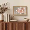 Lelies - Meeldraden - Roze - Wazig Light Box met kabel (Tafellamp) klein -sfeer2