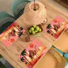 Kameel - Pyramides - Rode zon Placemat vinyl groot -zzsfeer5_Kitchenyeah-website