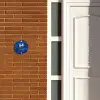 Blauwe rozen - Modern Naambord Rond klein -sfeer3-rond-XS