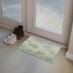 Bloemenveld - Heuvels - Kleurrijk Deurmat klein -sfeer3