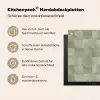 Vlakken - Rustiek - Groen Inductie beschermer vinyl 3mm middel 274 -zzzzzzusp-haakje_DE