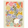 Abstract - Bloemen - Bladeren poster papier klein -3d