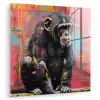Graffiti - Chimpansee - Dieren - Street art - Banksy plexiglas 5mm klein -zzzproduct_nieuw