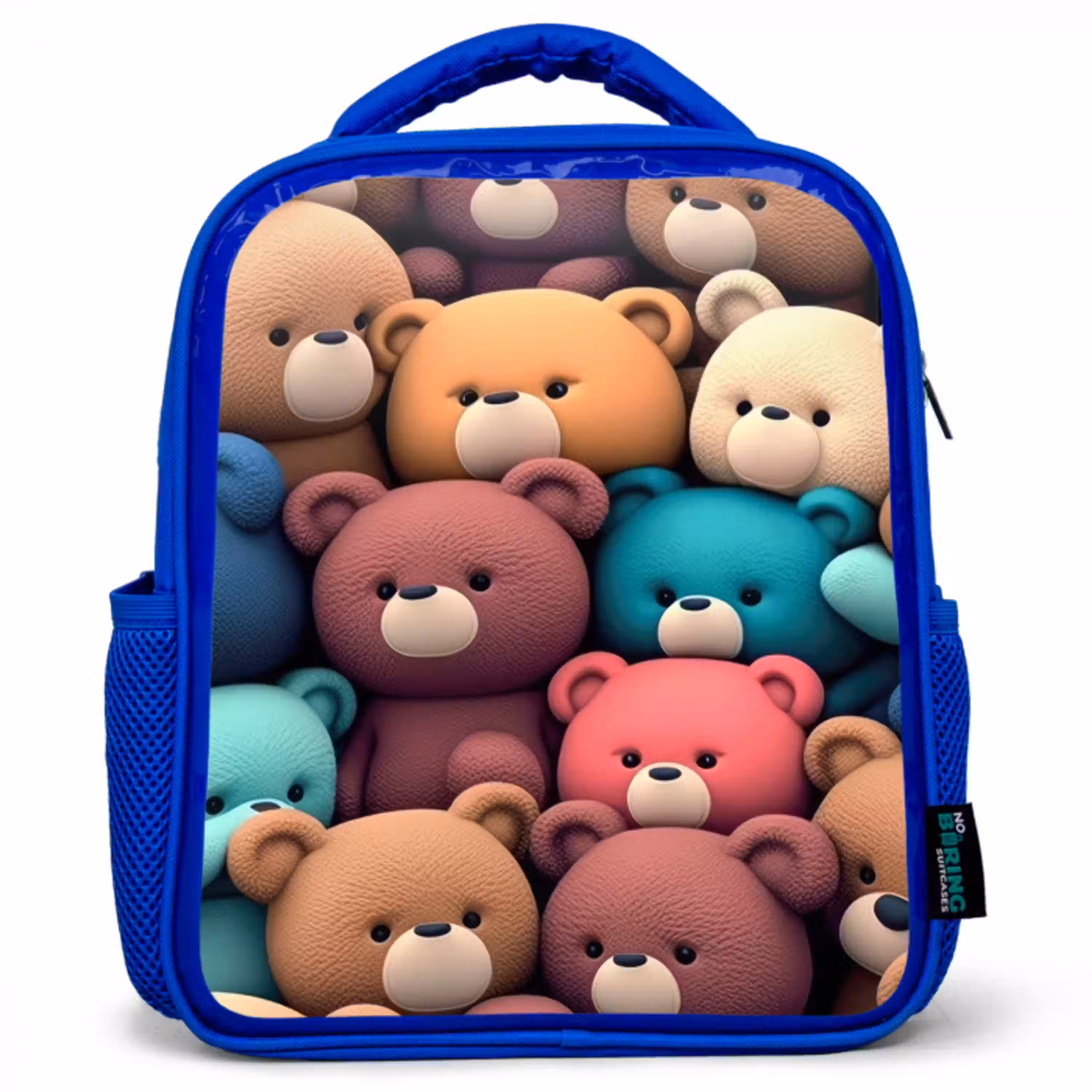 Beren Bonanza Kinderrugzak - Blauw middel -3d