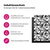 Geometrie - Driehoeken - Zwart - Wit Inductie beschermer vinyl 3mm klein 276 -zzzzzzz-lf-ups