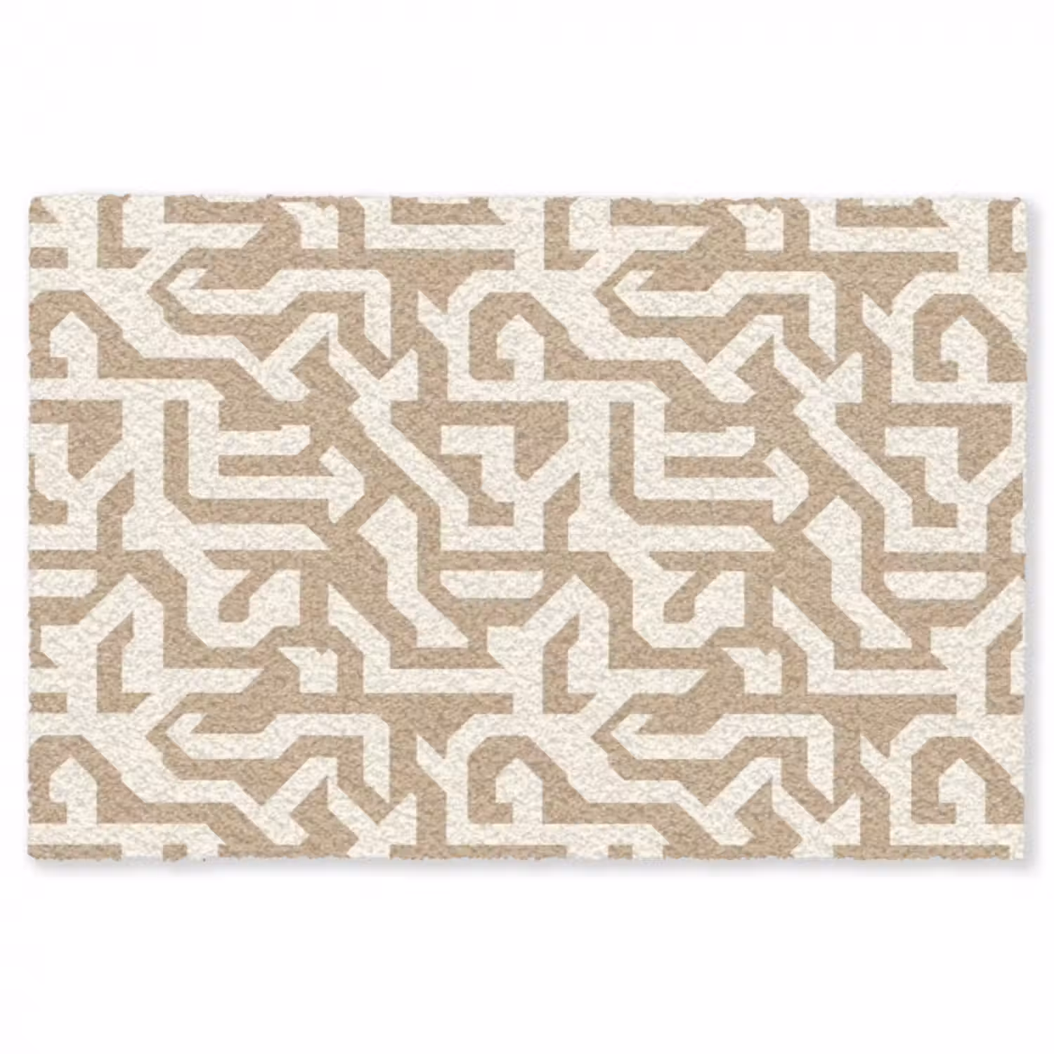 Teppich - Modern - Abstrakt - Beige