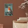 Roodborstje - Vogel - Blauw - Decoratie plexiglas 5mm klein -sfeer5