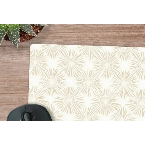 Abstract - Motief - Beige muismat rubber klein 262 -closeup
