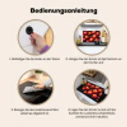 Groente - Rood - Tomaten Inductie beschemer met haakjes klein -ky-gebruik-de