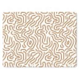 Minimalistisch - Patroon - Terracotta muismat rubber klein 262 -3d