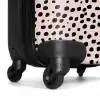 Dalmatiërpatroon op zachtroze NBS - Handbagage koffer - Kinderen Unisex middel -wiel