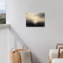 Zon - Horizon - Zee tuinposter los doek klein -sfeer8
