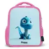 Blije Bronto Kinderrugzak - Roze middel -3d