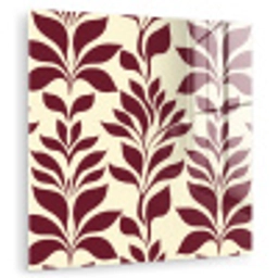 Abstract - Bladeren - Burgundy plexiglas 5mm klein 11 -zzzproduct_nieuw