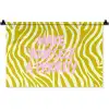 Zebraprint - Priority - Roze Wandkleed katoen klein -zz3d