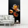 Bloem - Orchidee - Oranje fotobehang vinyl groot -woonkamer