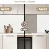 Patroon - Beton - Grijs keuken achterwand 2 middel 865 -voor-na2_FR