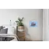 Glitters - Hamburger - Blauw textielposter latten blank klein -woonkamer