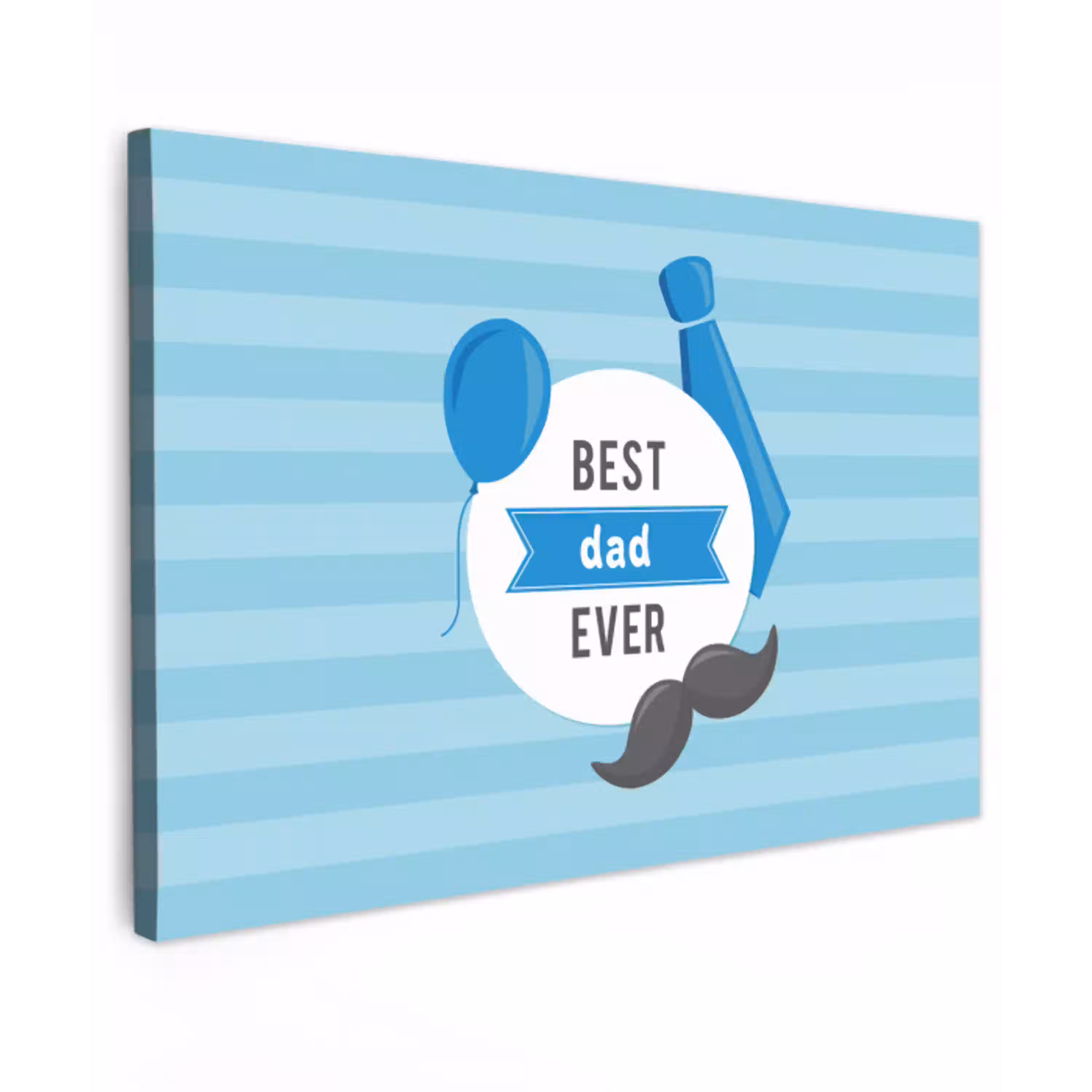 Spreuken - Quotes - Best dad ever - Vader canvas 2cm klein -z3d