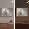 Bloem - Wit - Neutraal Light Box met batterij (Wandlamp) middel -sfeer3