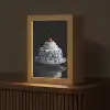 Taart - Slagroom - Kers - Bord - Delfts blauw Light Box met kabel (Tafellamp) klein -z3d_website