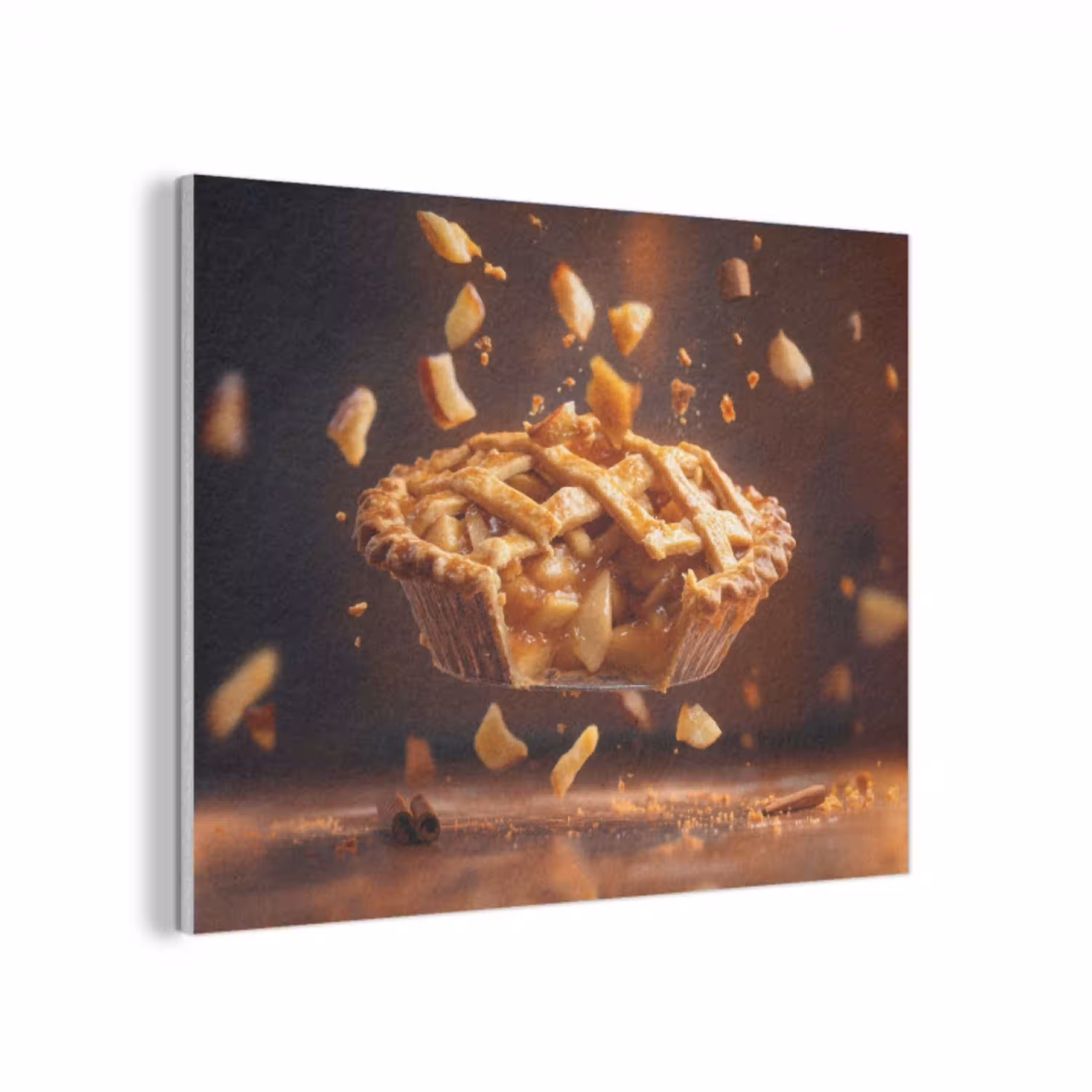 Appel - Taart - Warm - Eten PET vilt klein -3d