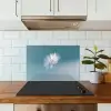 Paardenbloempluisje - Blauw - Lucht keuken achterwand spatscherm klein -sfeer2