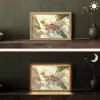 Bloesems - Zonlicht - Quote - Wit Light Box met kabel (Tafellamp) klein -sfeer3