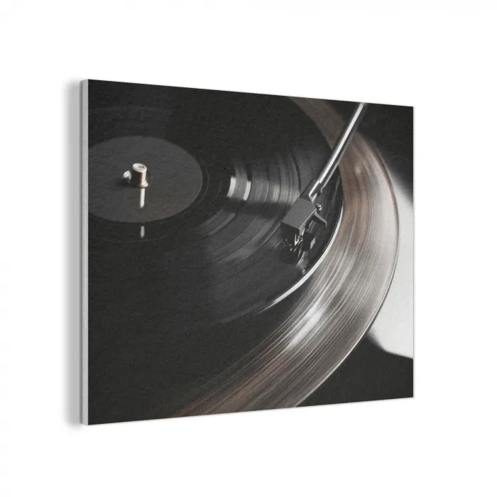 Close-up - Vinylplaat - Platenspeler - Zwart PET vilt klein -3d