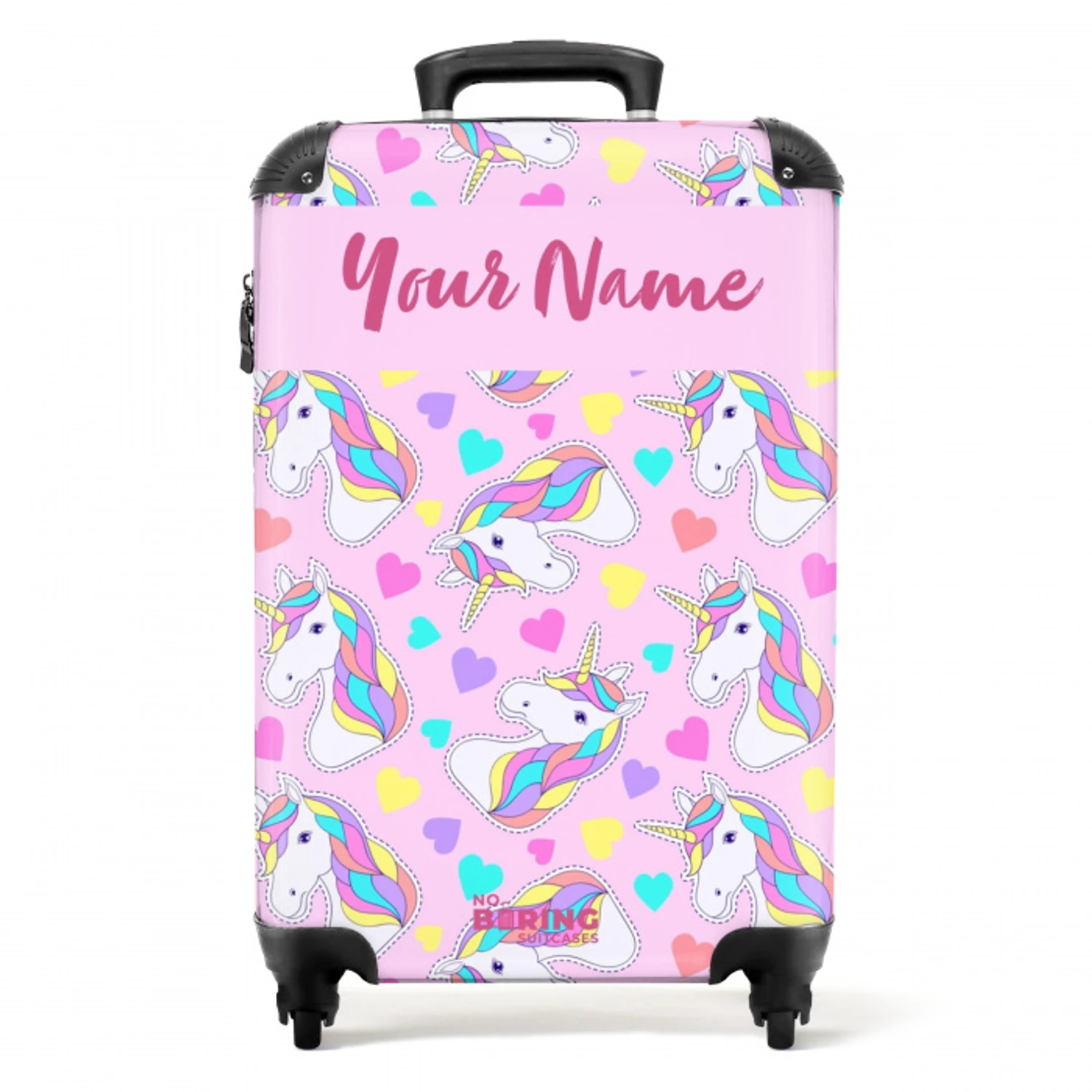 Eenhoorn euforie NBS - Handbagage koffer - Kinderen Unisex middel -productfoto_recht