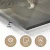 Afrikaanse olifant tegen de donkere wolken plexiglas 5mm klein -sfeer2