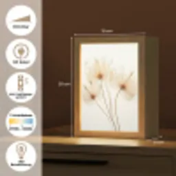 Zonlicht - Paardenbloemen - Natuur - Botanisch Light Box met kabel (Tafellamp) klein -USP_DE
