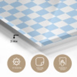 Schaakbord - Klassiek - Blauw plexiglas 5mm klein 11 -sfeer2