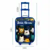 Dieren - Sterren - Planeten - Astronaut Kinderkoffer - Blauw klein -productfoto_formaten