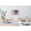Sneakers - Veters - Kleurrijk - Schaduw Muursticker klein -eettafel