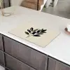 Ovaal - Olijfgroen - Simpel Inductie beschermer vinyl 3mm klein -sfeer8
