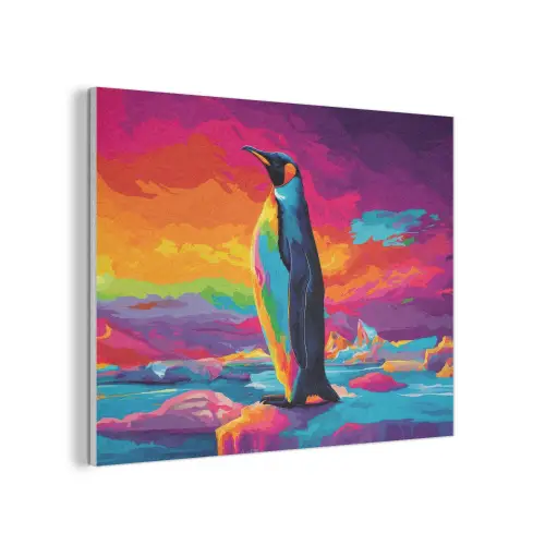 Ijsschots - Pinguïn - Abstract - Lucht PET vilt klein -3d