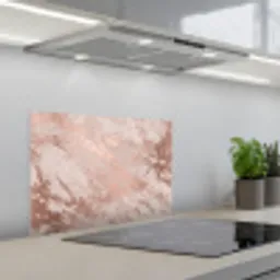 Marmer - Roze - Luxe - Marmerlook - Glitter - Design keuken achterwand spatscherm klein -3d_schuin