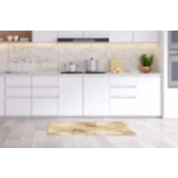 Vogels - Vliegen - Beige Keukenloper - keukenmat middel -sfeer3