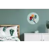 Lollys - Schaduw - Drie - Blauw Wandcirkel aluminium klein -slaapkamer